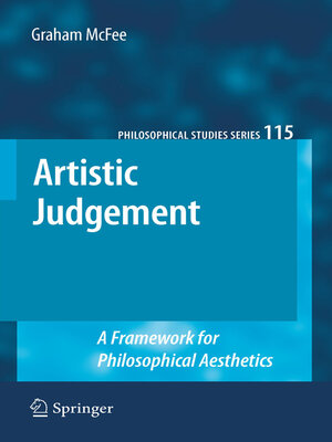 cover image of Artistic Judgement